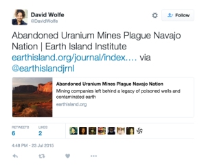 david wolfe twitter uranium